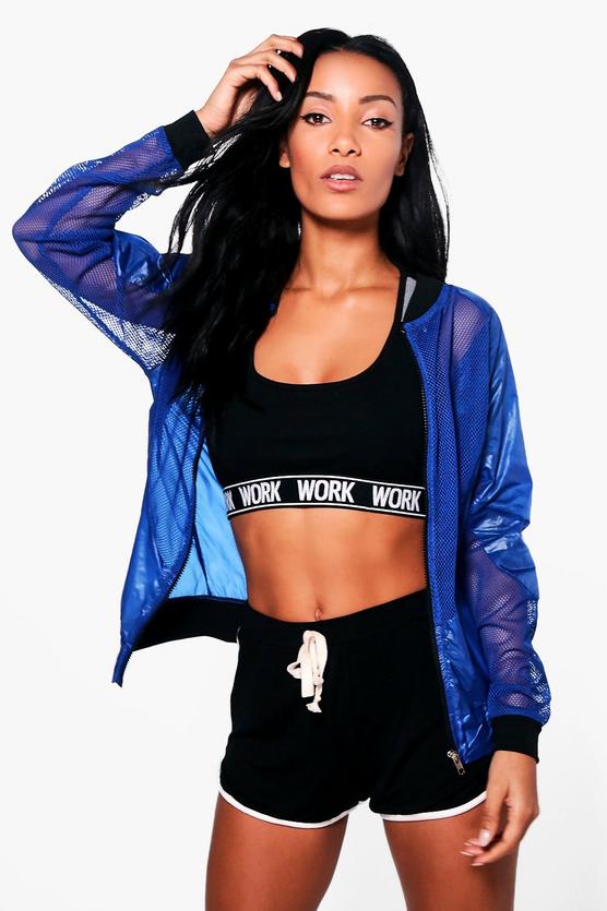 Megan Fit Bomber Sports Jacket